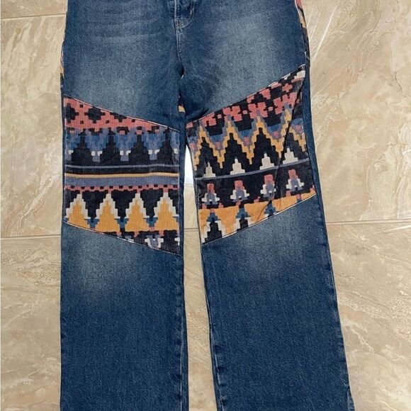 New Free  People women’s Rocky Mountain straight leg jeans size 24 NWOT - Picture 4 of 11